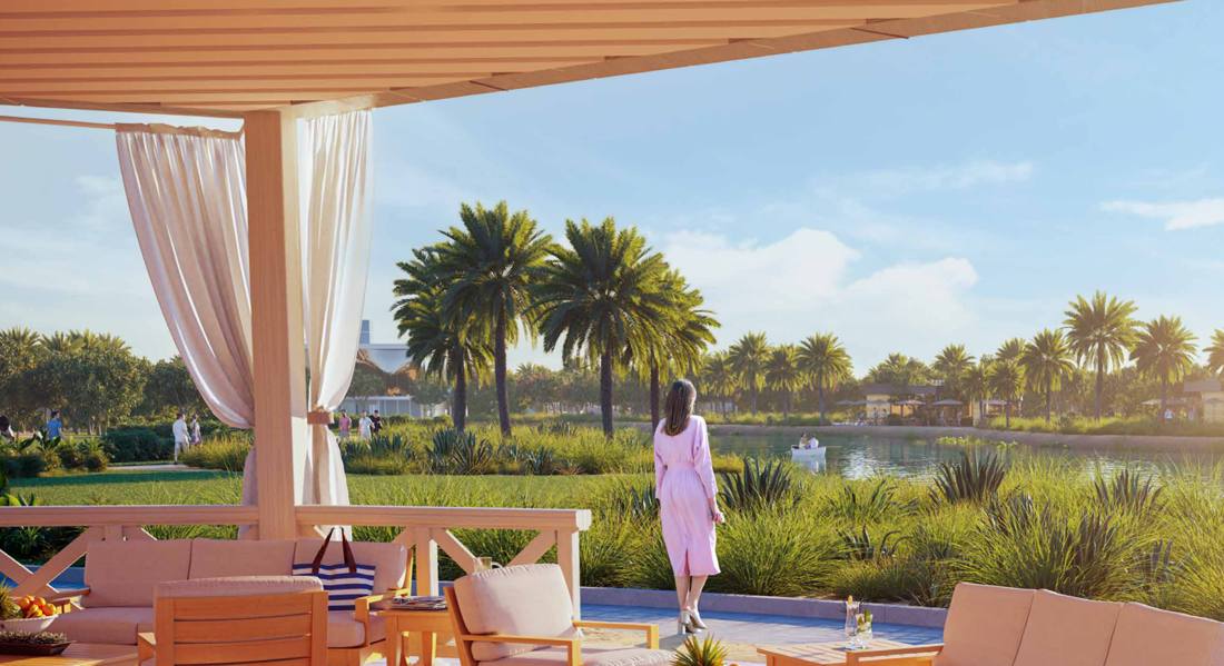 Lakeside pavilion in DAMAC Hills 2