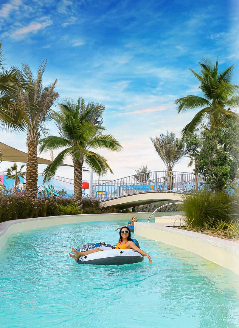 Lazy river in Water Town, DAMAC Hills 2